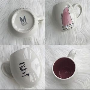 Rad Dunn M Stamped “ Merry” Mug Christmas